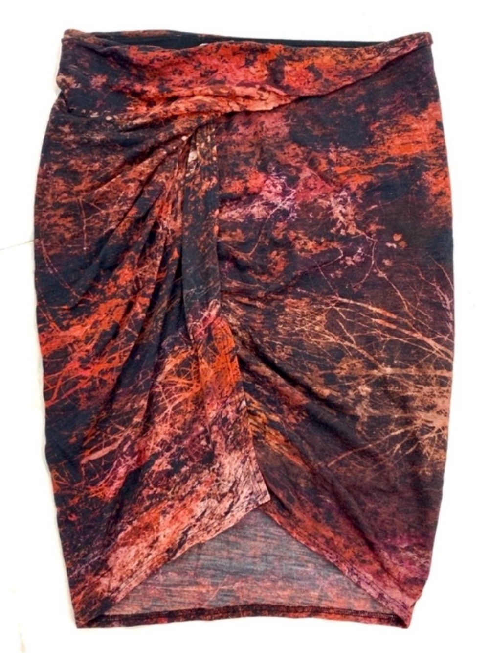 Helmut Lang Multicolor Draped Skirt Size S - Picture 2 of 4